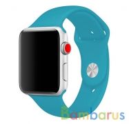 Ремешок Sportband для Apple Watch 42/44mm силиконовый (Голубой) | фото №0