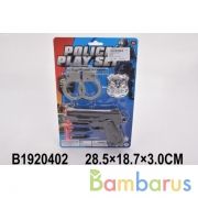 Набор полиция (пистолет с присосками + аксесс.) на карт. в кор.2*216шт | фото №0