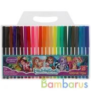 Фломастеры ЭНЧЕНТИМАЛС 24цв, круглые Умка в кор.4*12шт | фото №0