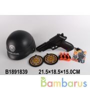 Набор оружия (какска+пистолет с присосками) в сетке в кор.2*60шт | фото №0