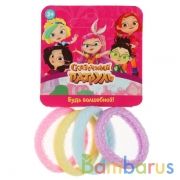 Аксессуары д/девочек СКАЗОЧНЫЙ ПАТРУЛЬ резинки для волос, 4 шт МИЛАЯ ЛЕДИ уп-12шт в кор.125уп | фото №0