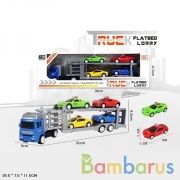 Трейлер инерц. с 4-мя машинками 868-7D в кор. в кор.2*42шт | фото №0