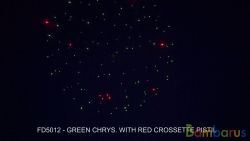 FD5012 CHRYSANTEM GREEN WITH CROSSETTE | фото №0