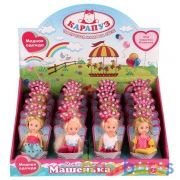 КУКЛА ТМ Карапуз. Машенька 12см, твердое тело, 4 вида платьев в дисплее уп-24шт в кор.2*2уп | фото №0