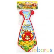 НАБОР ИЗ 6-И ГАЛСТУКОВ "ИГРАЕМ ВМЕСТЕ" ДИЗАЙН "ЛЬВЁНОК И ЧЕРЕПАХА" В ПАК. в кор.6*24наб | фото №0