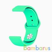 Сменный браслет 22мм (Amazfit GTR 47mm & Haylou LS05) однотонный (Мятный) | фото №0