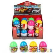 Машина металл ЯЙЦО гоночное авто, 6,5 см, в ассор., дисплей Технопарк уп-24шт в кор.2*6уп | фото №0