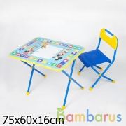 НАБОР ДЕТСКОЙ МЕБЕЛИ ДИСНЕЙ  МИККИ МАУС И ДРУЗЬЯ (СТОЛ+ПЛАСТ. СТУЛ+ПЕНАЛ) в кор.1шт | фото №0