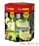 СуперСалют СС7710 Батарея салютов Мохито  (1,25"х19) Фейерверк | фото №0