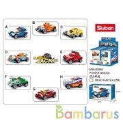 Конструктор пласт. машинка в ассорт. в кор. в дисплее (русс. уп.) уп-16шт в кор.9уп | фото №0