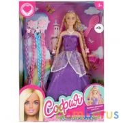 КУКЛА 29СМ, ТМ КАРАПУЗ, СОФИЯ С ЦВЕТНЫМИ ЛОКОНАМИ И АКСЕСС. В РУСС. КОР. в кор.48шт | фото №0