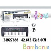 Электроорган (220v) с микрофоном, usb з/у в кор. в кор.2*30шт | фото №0