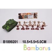 Набор солдатиков с танком в пак. в кор.4*120шт | фото №0