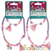 Акс-ры д/девочек ЭНЧЕНТИМАЛС бижутерия (кулон+браслет) единорог МИЛАЯ ЛЕДИ уп-10шт в кор.100уп | фото №0