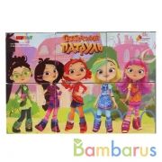 Набор из 6-и кубиков  пленка СКАЗОЧНЫЙ ПАТРУЛЬ ИГРАЕМ ВМЕСТЕ в кор.54наб | фото №0