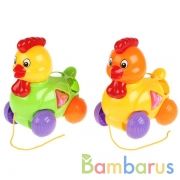 Каталка сортер, на веревочке в пак. (русс. уп.) в кор.2*36шт | фото №0