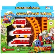 Железная дорога на бат., длина 140см в кор. ТМ "ИГРАЕМ ВМЕСТЕ" в кор.2*72шт | фото №0