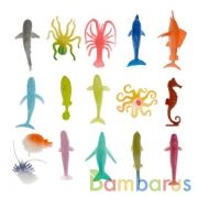 Игрушка пластизоль Играем Вместе водные обитатели 5см 16ассорти, в пак. (русс. уп.) в кор.6*24шт | фото №0