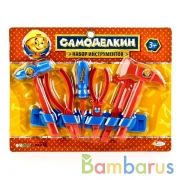 НАБОР СТРОИТ. ИНСТРУМЕНТОВ "ИГРАЕМ ВМЕСТЕ" НА КАРТ. (РУСС. УП.) в кор.2*120шт | фото №0