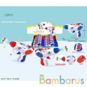 Пистолет на бат. свет+звук 6697 в дисплее уп-12шт в кор.16уп | фото №0