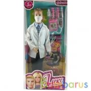 Кукла 29 см Алекс ветеринар, руки и ноги сгибаются, собака и акс КАРАПУЗ в кор.24шт | фото №0