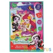 Набор д/дет тв-ва ЭНЧЕНТИМАЛС аппл-ция из помпонов, 17*23 см MultiArt в кор.100шт | фото №0