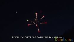FD3076 (Шар 3") COLOR TIP TI-FLOWER TIME RAIN | фото №0