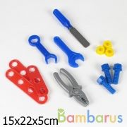 НАБОР СЛЕСАРНЫЙ "МАСТЕР" в п/э пакете в кор.15шт | фото №0