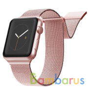 Ремешок Metalband для Apple Watch 42/44mm, миланский сетчатый (Розовое золото) | фото №0