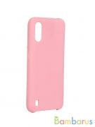 Чехол силиконовый Silicon Cover для Samsung A01 (Розовый песок) | фото №0