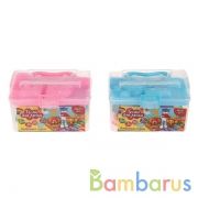 Набор теста для лепки, СОЮЗМУЛЬТФИЛЬМ 12 цв.*15 гр., 3 форм., глаза, сундучок MultiArt в кор.3*24шт | фото №0