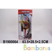 Набор оружия (лук со стрелами на присосках + меч) 656-1B2 на карт. в кор.2*30шт | фото №0