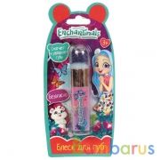 Косметика ДЛЯ ДЕВОЧЕК ЭНЧАНТИМАЛС блеск для губ, 5,8мл розовый, фиолет блис МИЛАЯ ЛЕДИ в кор.4*24шт | фото №0