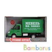 Машина инерц. фургон Мебель на заказ, свет+звук 9077-B в русс. кор. 24*14*11см в кор.2*12шт | фото №0