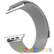 Ремешок Metalband для Apple Watch 38/40mm, миланский сетчатый (Серебристый) | фото №0