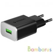 Сетевое зарядное устройство Deppa USB Quick Charge 3.0 (Черный) | фото №0