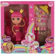 КУКЛА ТМ КАРАПУЗ, САБИНА 28СМ, КОМБИНИРОВАННЫЕ ВОЛОСЫ, 17 АКСЕССУАРОВ В КОМПЛЕКТЕ В КОР. в кор.6шт | фото №0