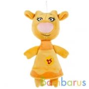 Игрушка мягкая "Оранжевая корова" зо, 21 см, муз. чип, в пак. ТМ "МУЛЬТИ-ПУЛЬТИ" в кор.24шт | фото №0