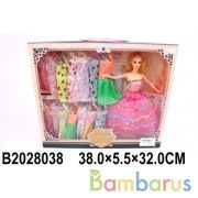 Кукла 29см с набором одежды, в ассорт. DX521 в кор. в кор.2*24шт | фото №0
