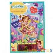 Набор д/детского тв-ва ЭНЧЕНТИМАЛС аппликация из фольги, 17х23см МУЛЬТИ АРТ в кор.48шт | фото №0