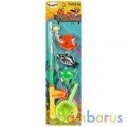 РЫБАЛКА "ИГРАЕМ ВМЕСТЕ" ТРИ КОТА НА КАРТ. (РУСС. УП.) 52*15*5СМ в кор.2*36шт | фото №0