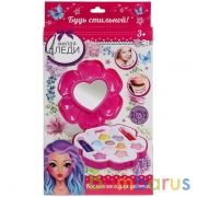 Косметика ДЛЯ ДЕВОЧЕК "цветок" тени, помада, зеркал кор МИЛАЯ ЛЕДИ в кор.2*60шт | фото №0