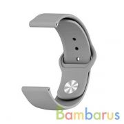 Сменный браслет 22мм (Amazfit GTR 47mm & Haylou LS05) однотонный (Серый) | фото №0
