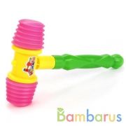 Молоточек муз - пищалка, в ассорт. в сетке 25,5*13,5*4,5см в кор.2*108шт | фото №0