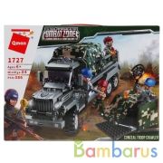 Конструктор пласт. военный, с фигурками, 386дет. в кор. в кор.12шт | фото №0