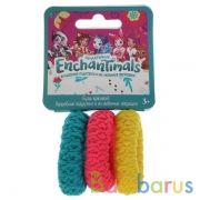 Аксессуары д/девочек ЭНЧЕНТИМАЛС резинки для волос, 3 шт МИЛАЯ ЛЕДИ уп-12шт в кор.125уп | фото №0