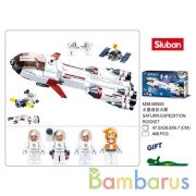 Конструктор ракета+фигурки, 468дет. в русс. кор. в кор.12шт | фото №0