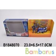 Набор военный мотоцикл с фигуркой и аксесс. ABC22-22 в кор. в кор.2*48шт | фото №0