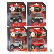 ТМ ТЕХНОПАРК. МАШИНА МЕТАЛЛ. ДЖИПЫ БОЛЬШИЕ КОЛЕСА СПЕЦТЕХНИКА 7,5СМ НА БЛИСТЕРЕ в кор.2*144шт | фото №0