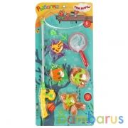 Игра рыбалка Три Кота свет, на карт., 57,5*28*4,5см ИГРАЕМ ВМЕСТЕ в кор.2*30шт | фото №0